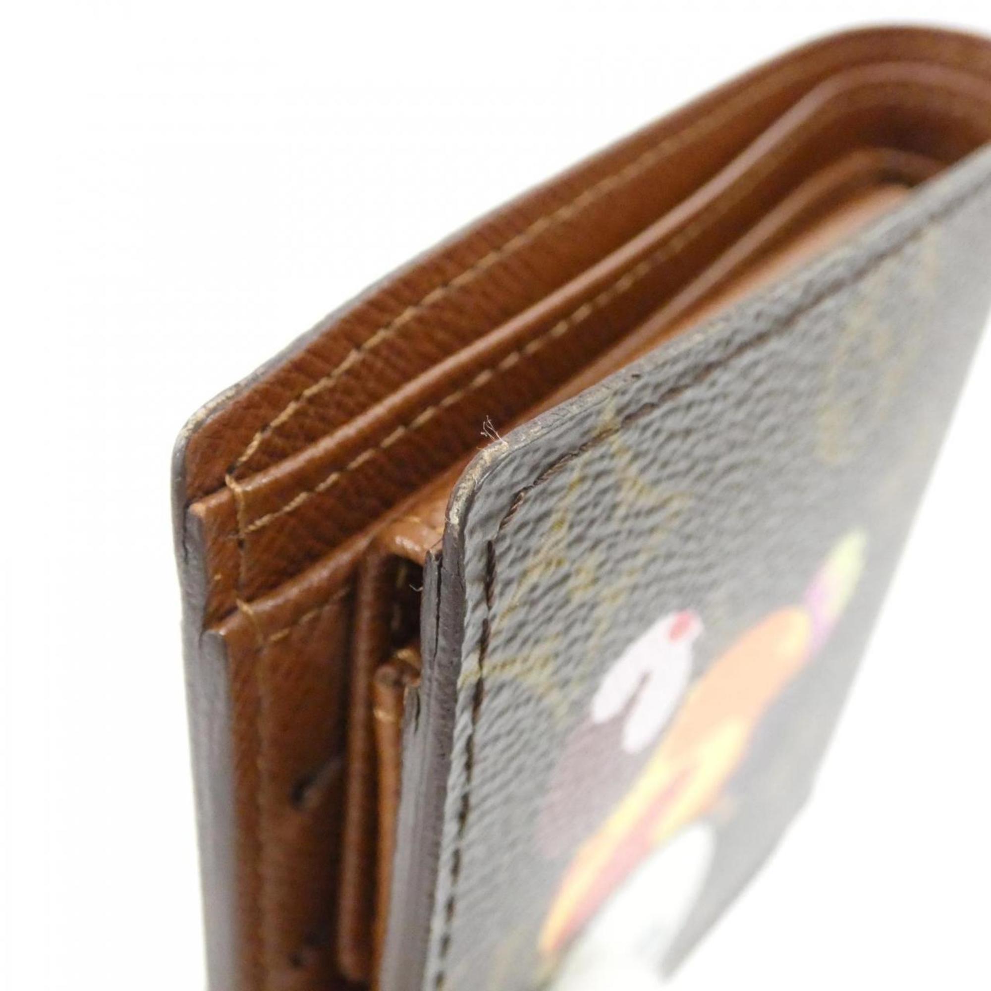 Louis Vuitton Brown Coated Canvas Wallet