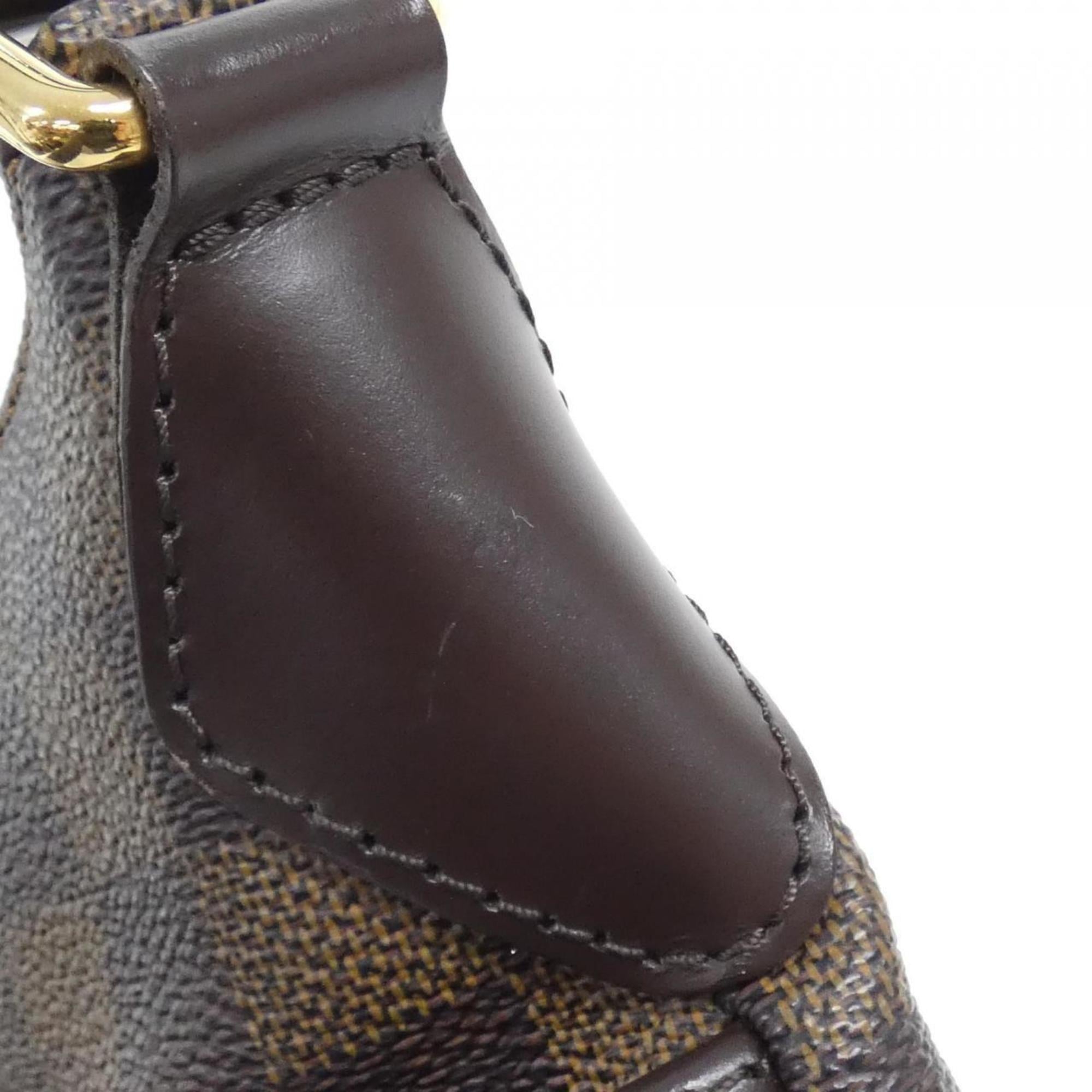 Louis Vuitton Brown Coated Canvas Shoulder Bag