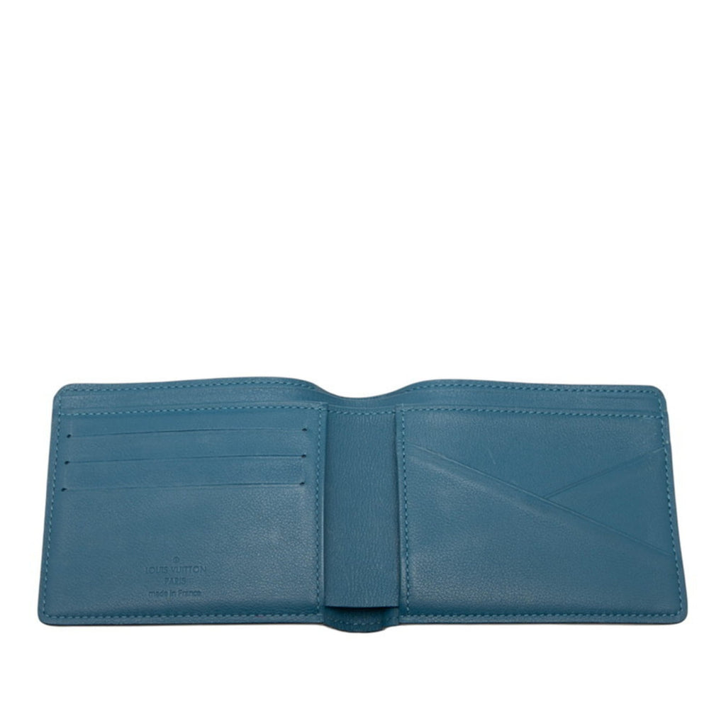Louis Vuitton Blue Leather Wallet