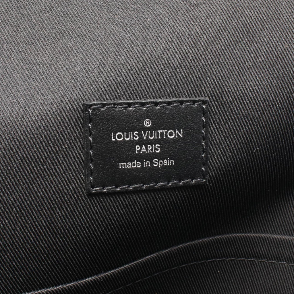 Louis Vuitton Black Damier Graphite Gray Coated Canvas Leather Backpack