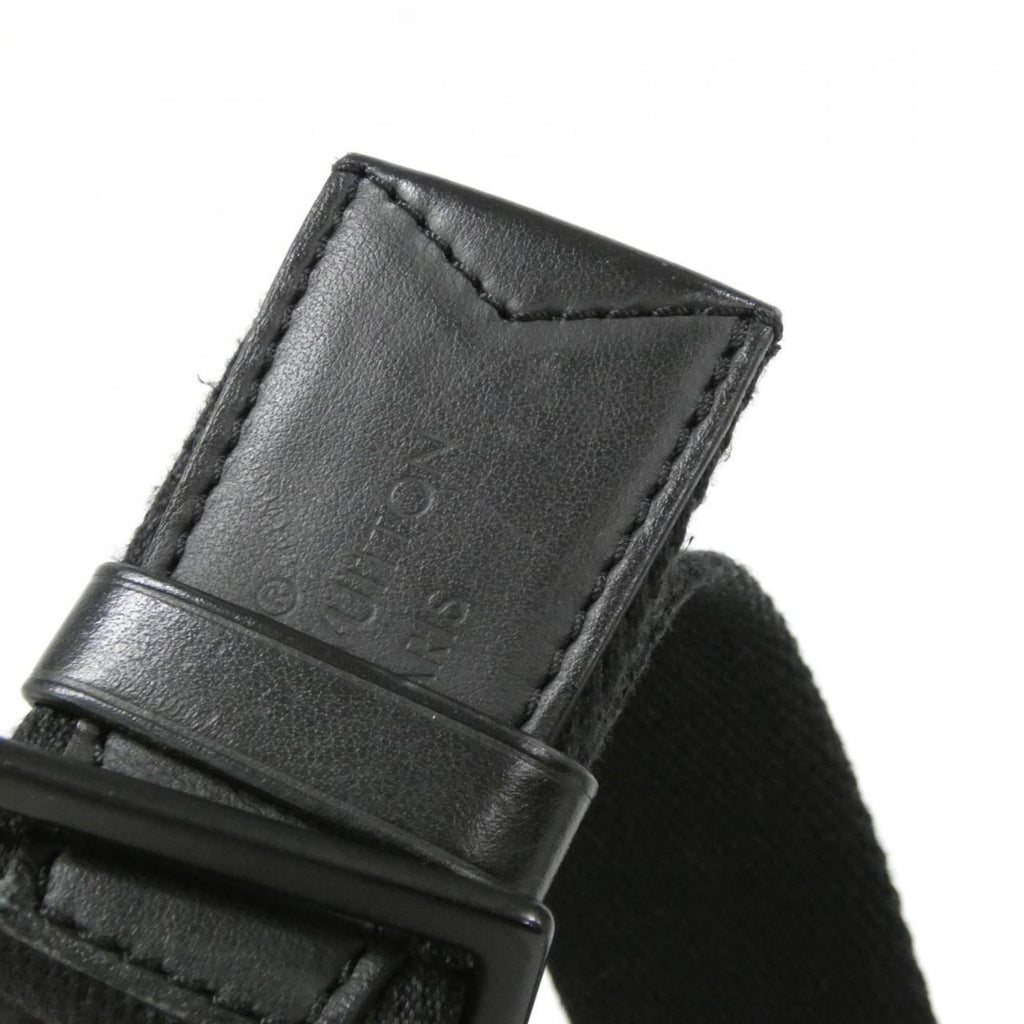 Louis Vuitton Black Leather Shoulder Bag