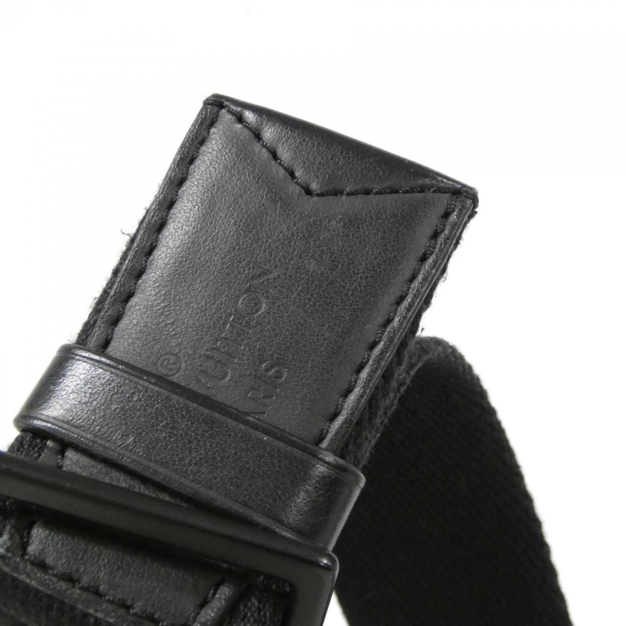 Louis Vuitton Black Leather Shoulder Bag