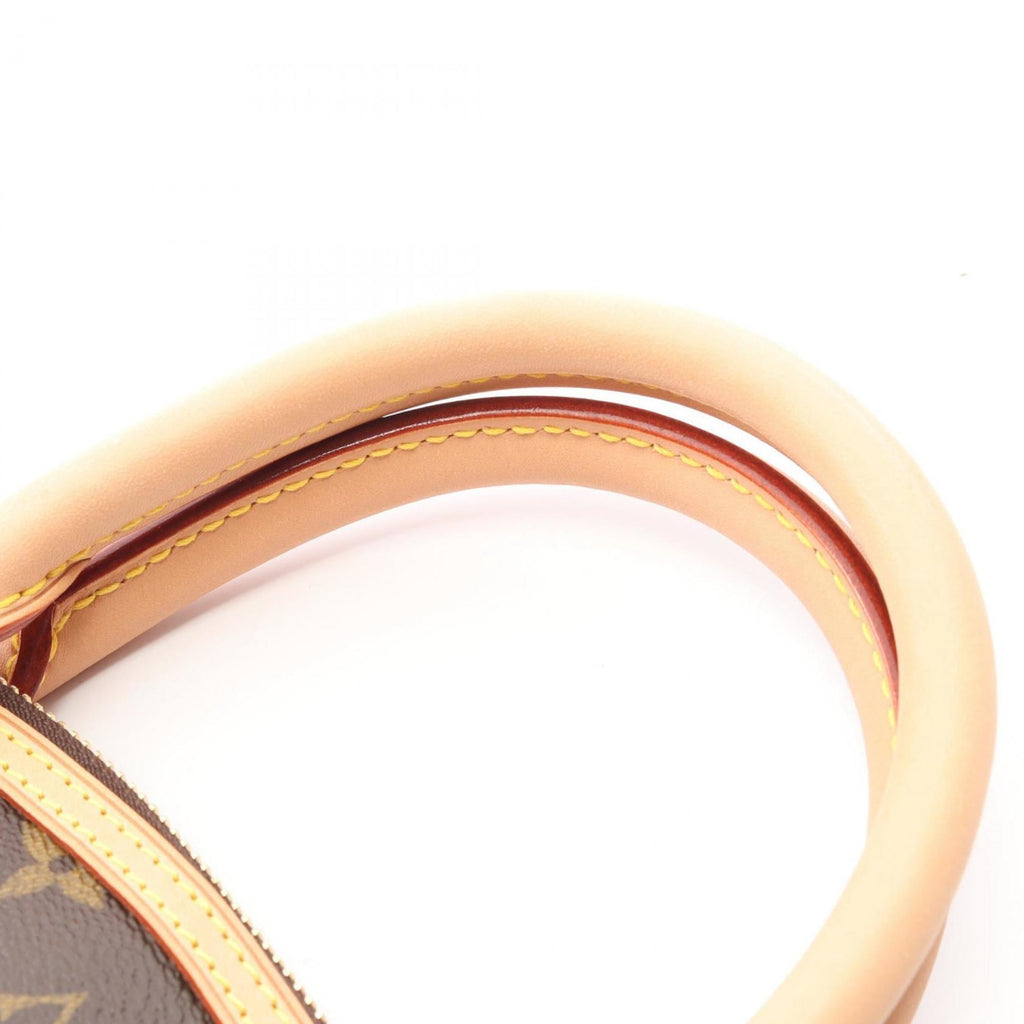 Louis Vuitton Brown Monogram Coated Canvas Leather Handbag