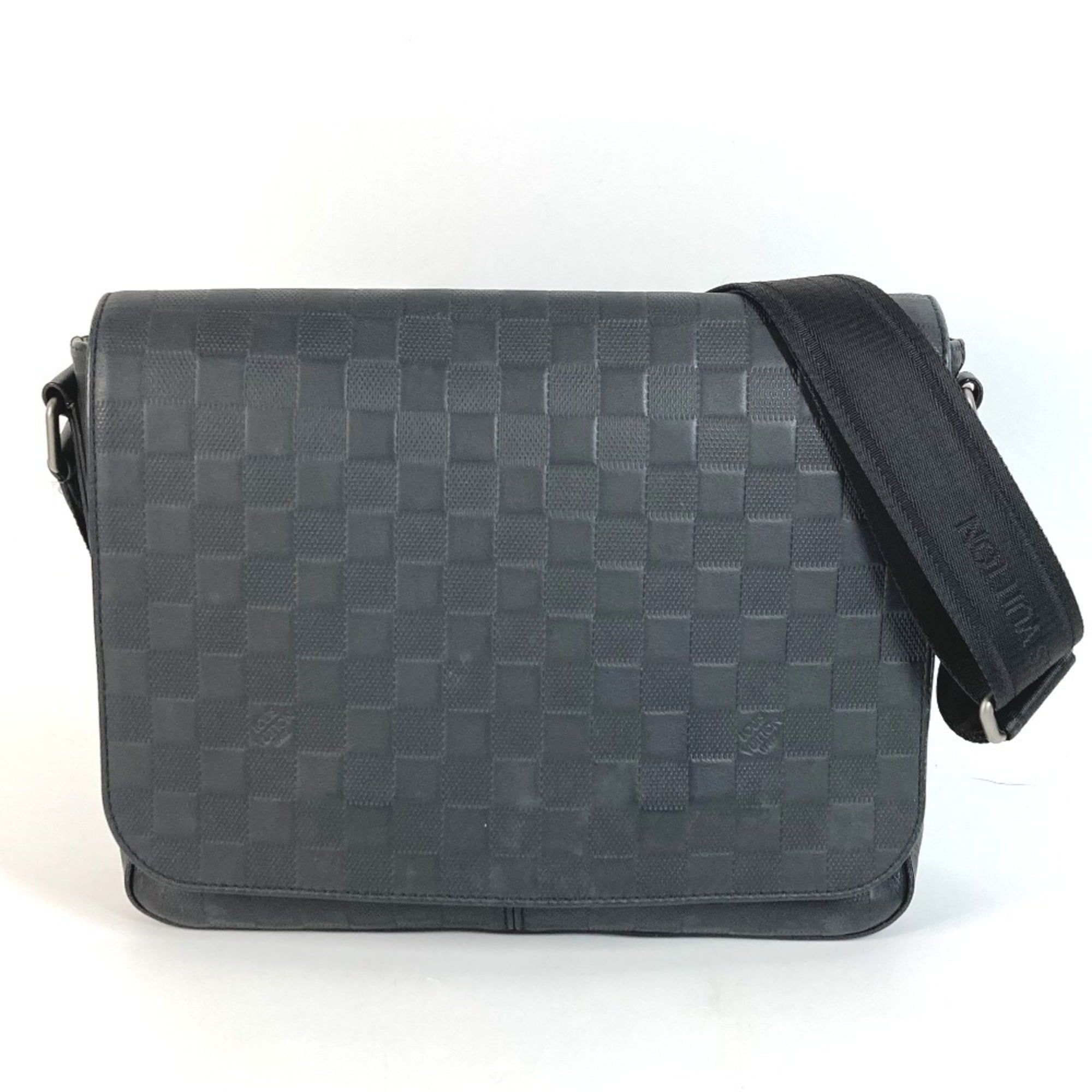 Louis Vuitton Black Onyx Damier Infini Messenger Bag Shoulder Bag