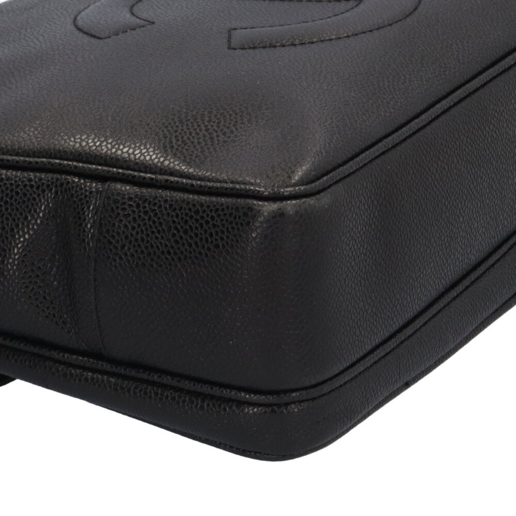 Chanel Black Grained Calfskin Tote Bag