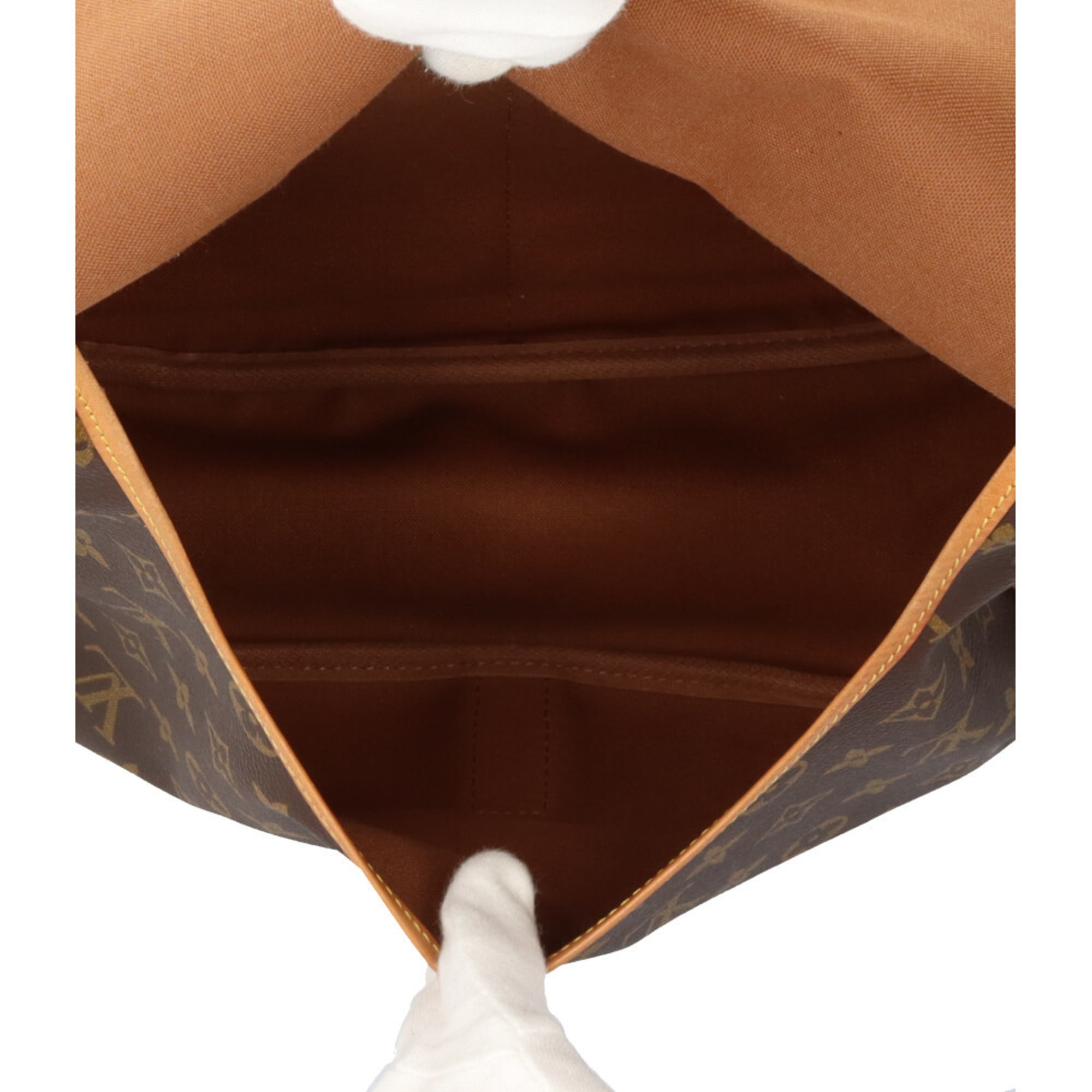Louis Vuitton Brown Monogram Canvas Shoulder Bag
