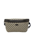 Gucci Beige Navy Pvc Leather Sling Bag (Pre-Owned)