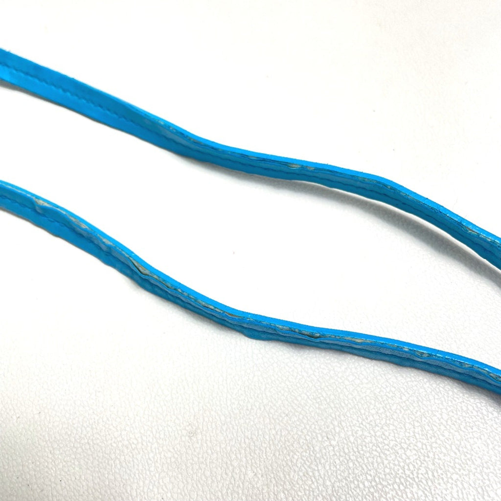 Bottega Veneta Blue Leather Shoulder Bag
