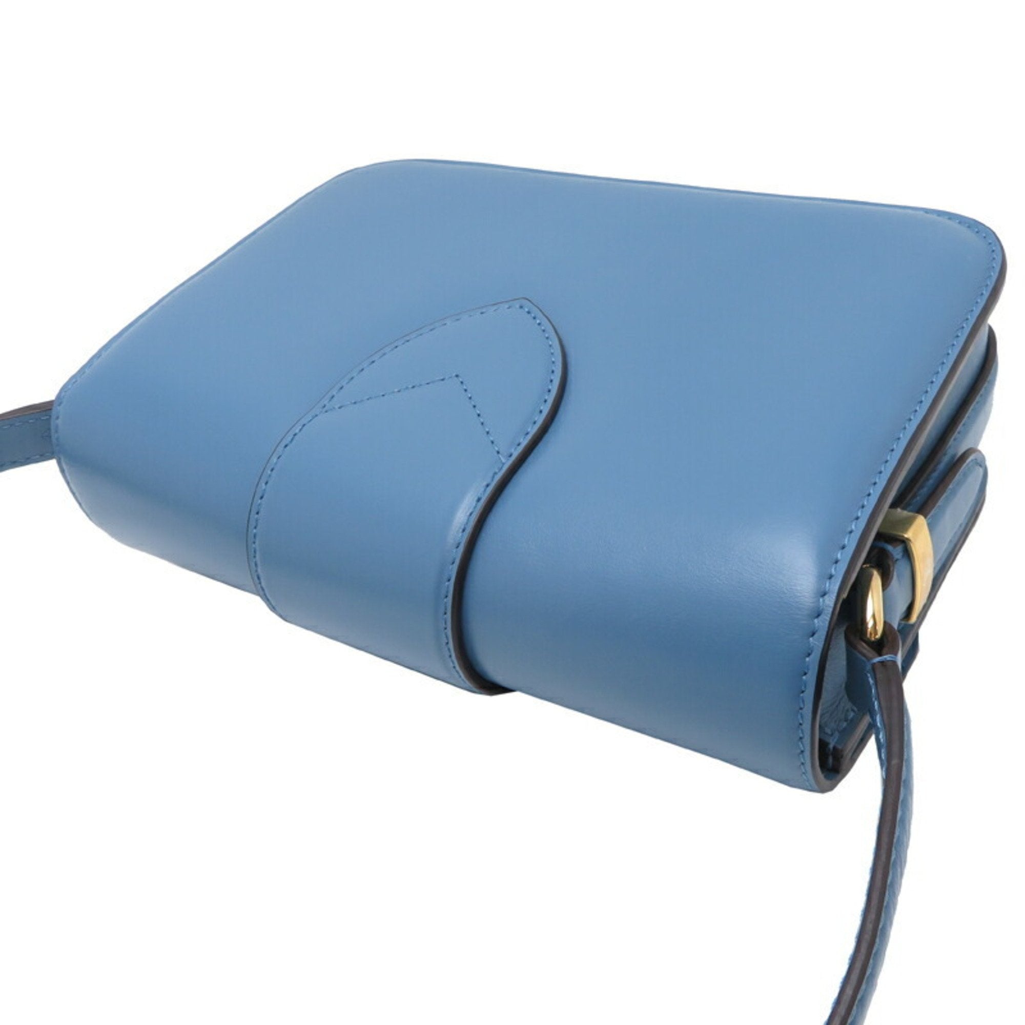 Louis Vuitton Blue Leather Shoulder Bag