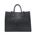 Louis Vuitton Black Leather Handbag