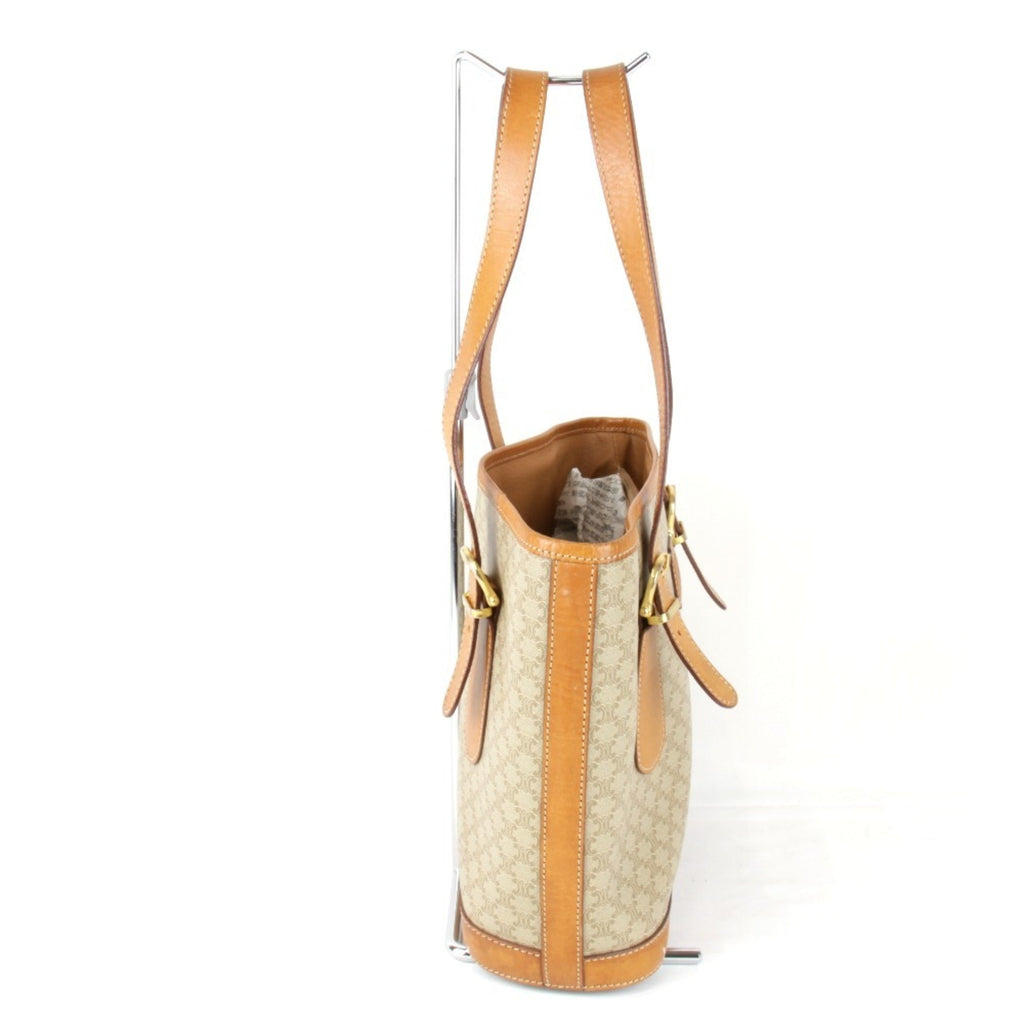 Celine Macadam Beige Pvc Tote Bag