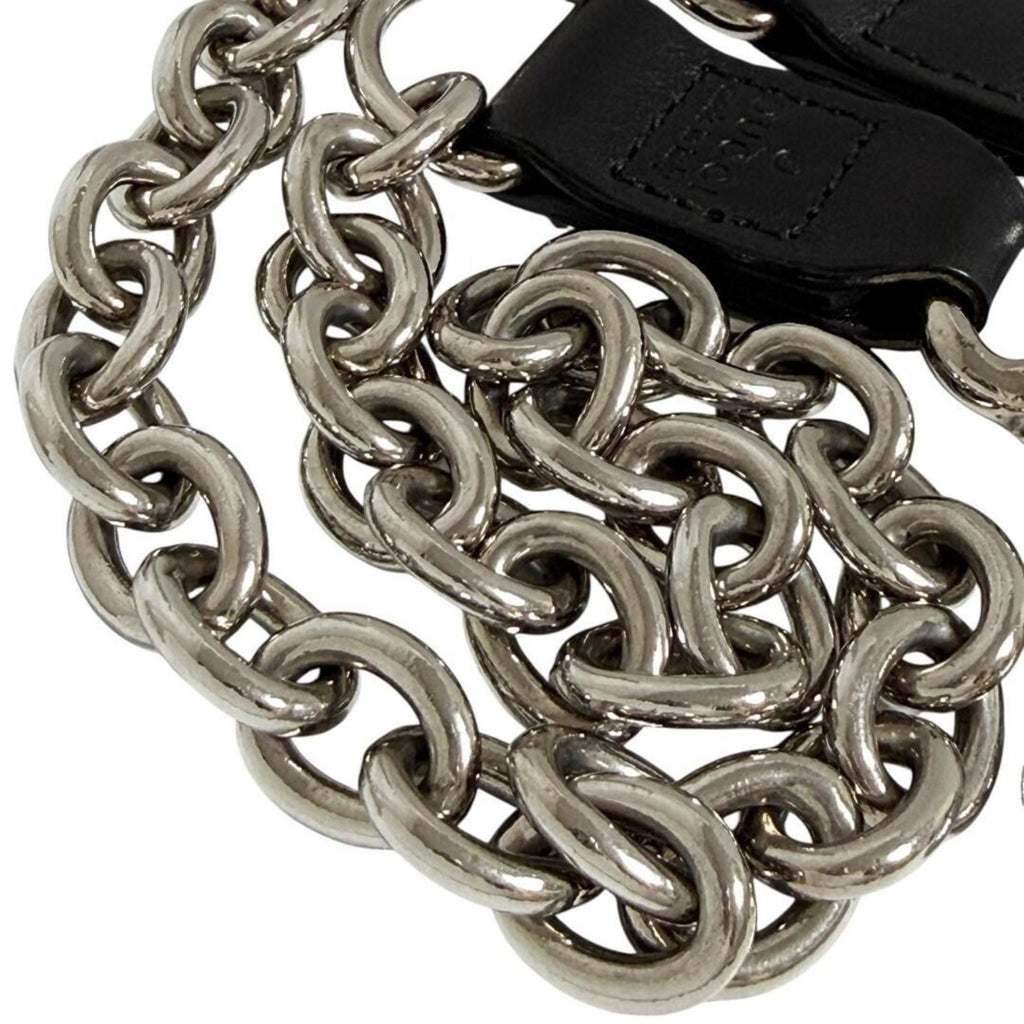 Gucci Leather Metal Chain/Shoulder Wallet (Pre-Owned)