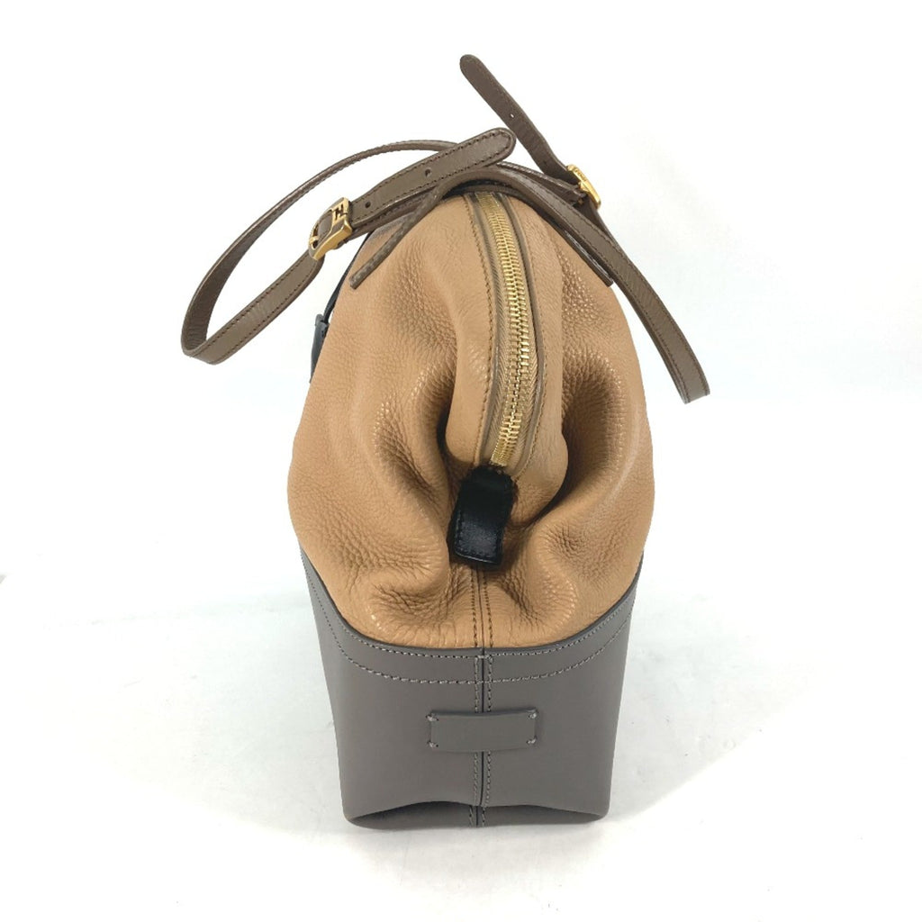 Fendi Beige Leather Shoulder Bag