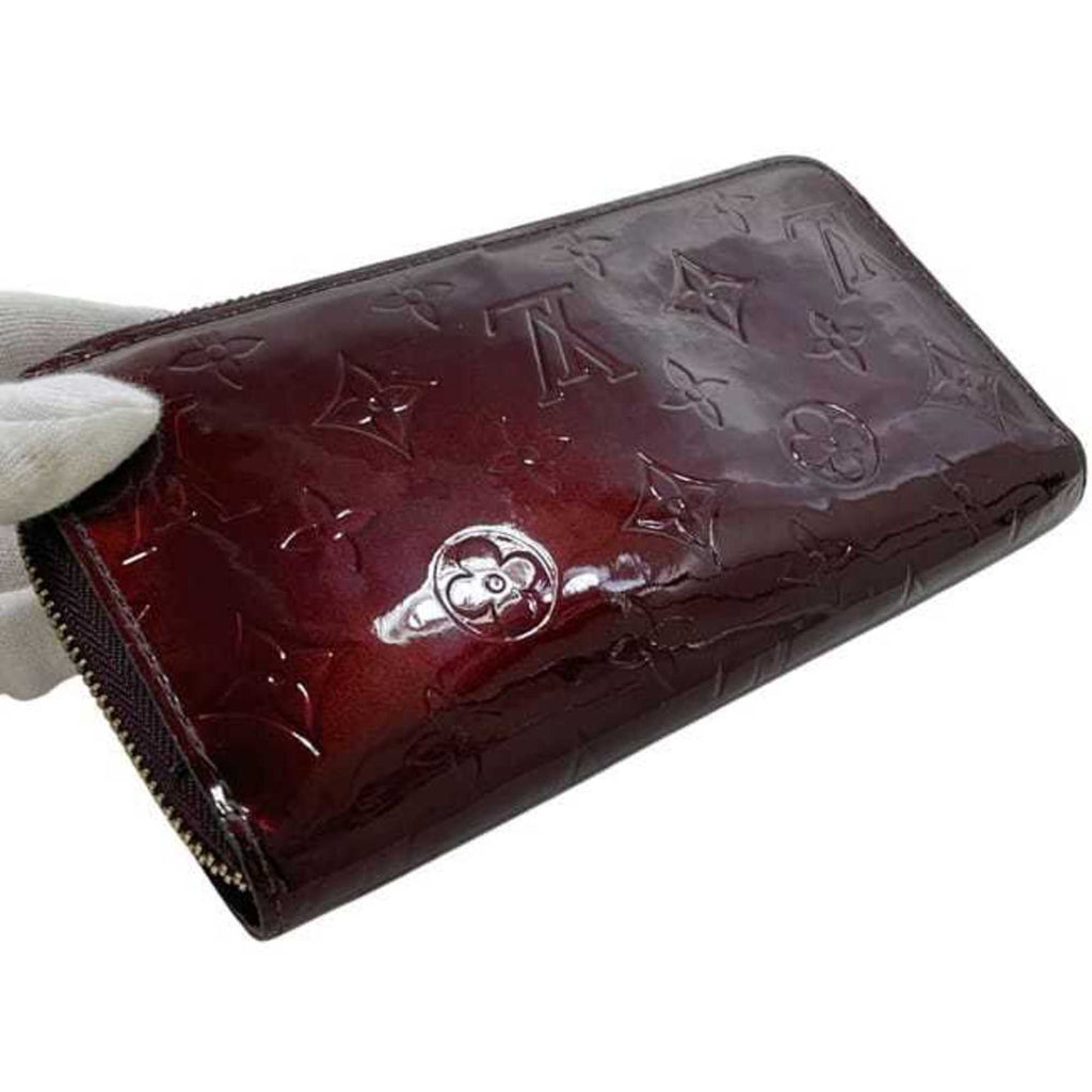 Louis Vuitton Amarante Wine Monogram Vernis Long Wallet