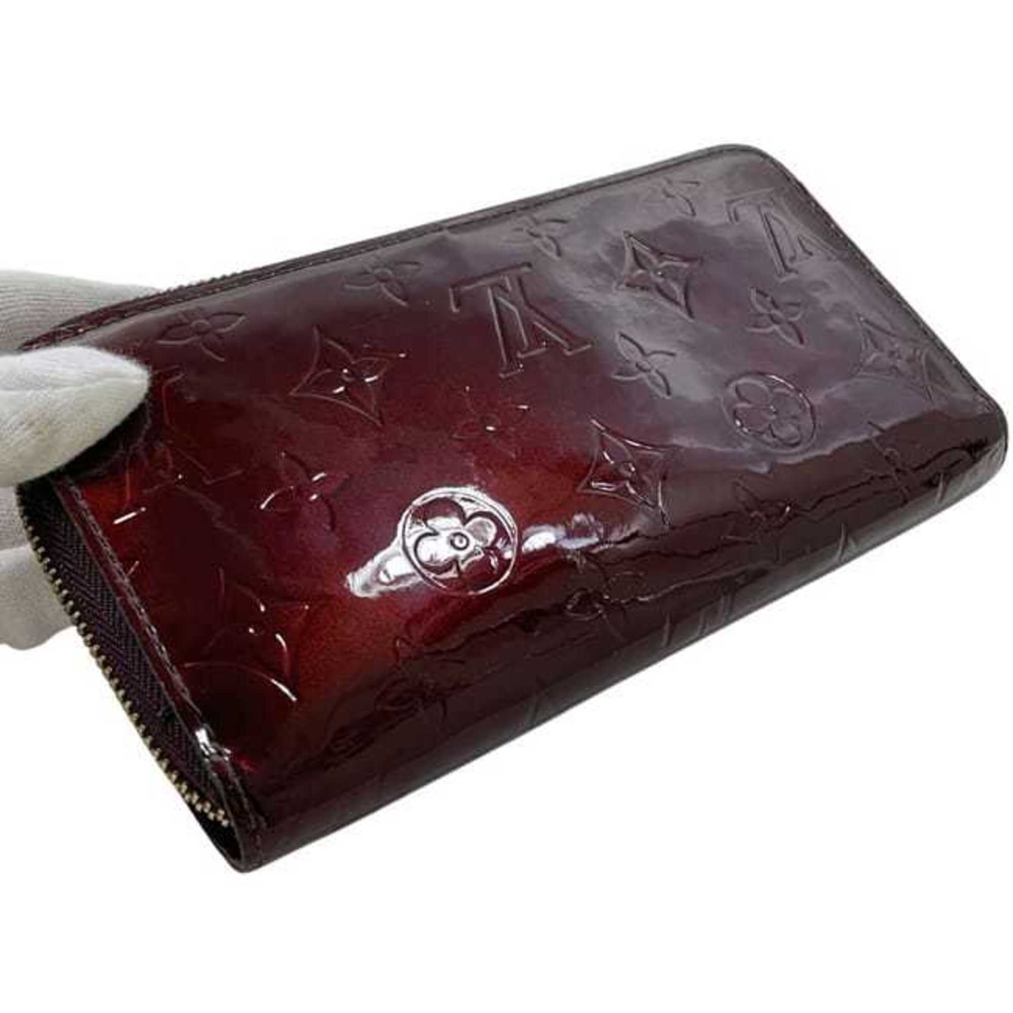 Louis Vuitton Amarante Wine Monogram Vernis Long Wallet