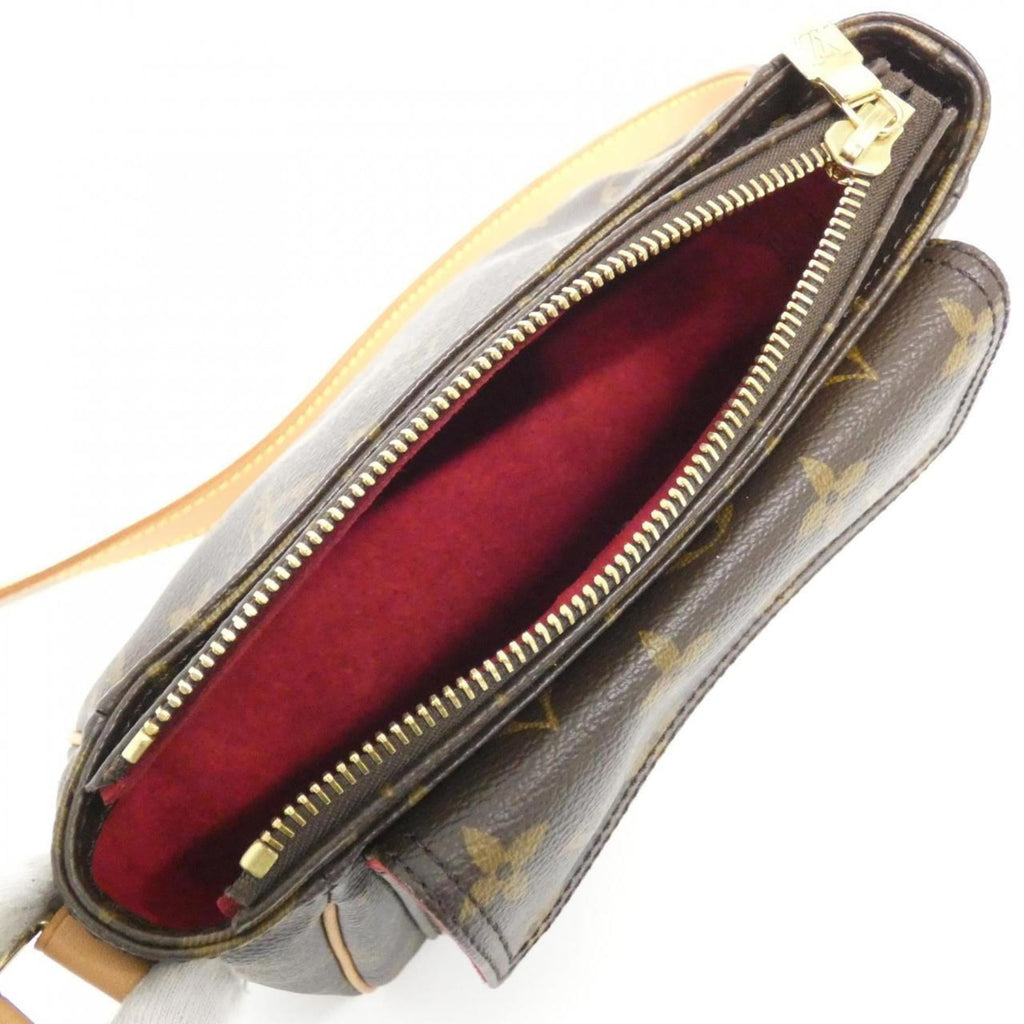 Louis Vuitton Marron Coated Canvas Shoulder Bag