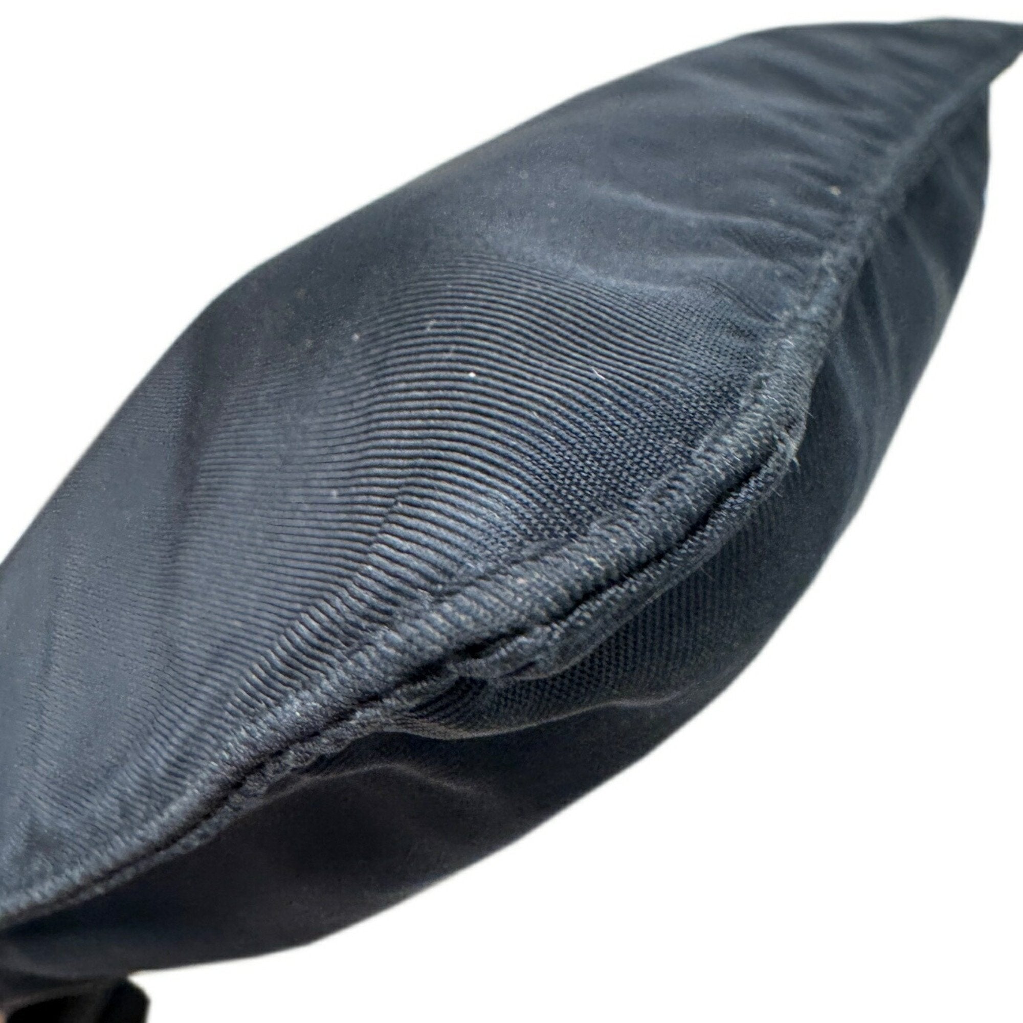 Prada Navy Nylon Pochette Shoulder Bag