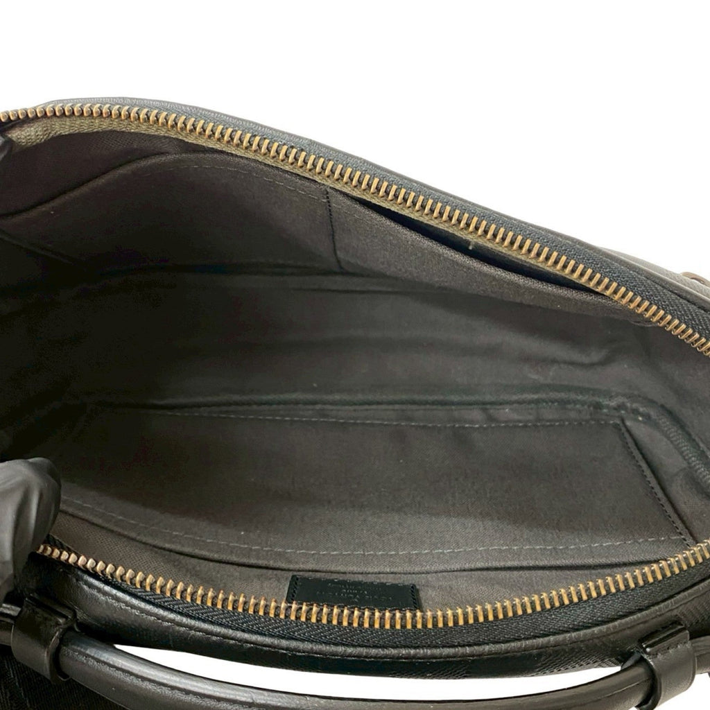 Louis Vuitton Black Leather Handbag Sling Bag
