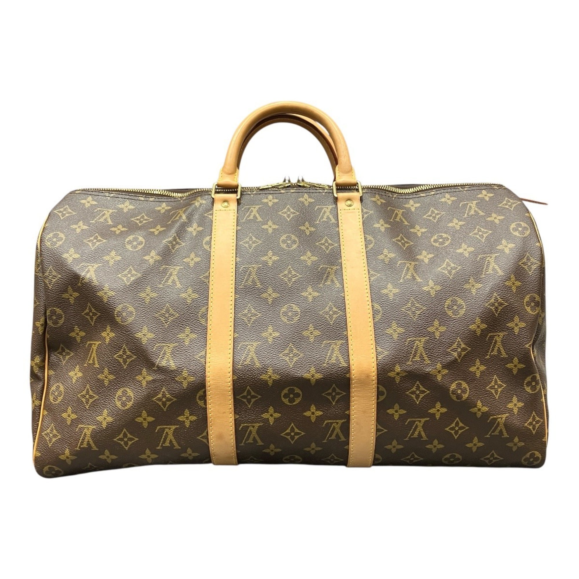 Louis Vuitton Brown Pvc Boston Bag