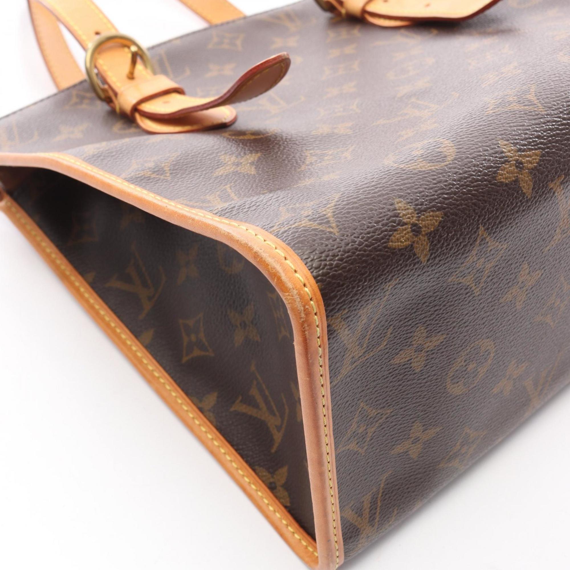 Louis Vuitton Brown Coated Canvas Pvc Monogram Leather Tote Bag