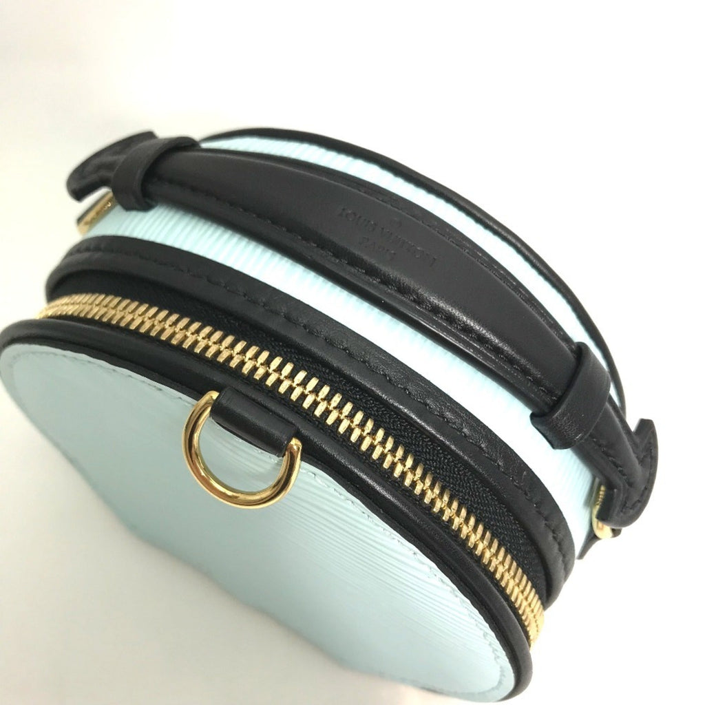 Louis Vuitton Blue Epi Leather Handbag Pouch Shoulder Bag