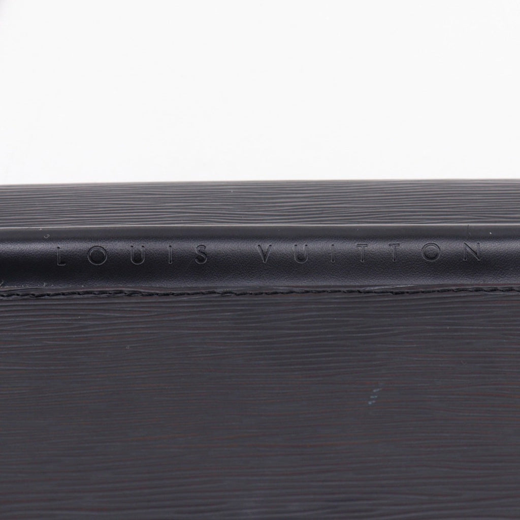 Louis Vuitton Black Noir Epi Leather Shoulder Bag