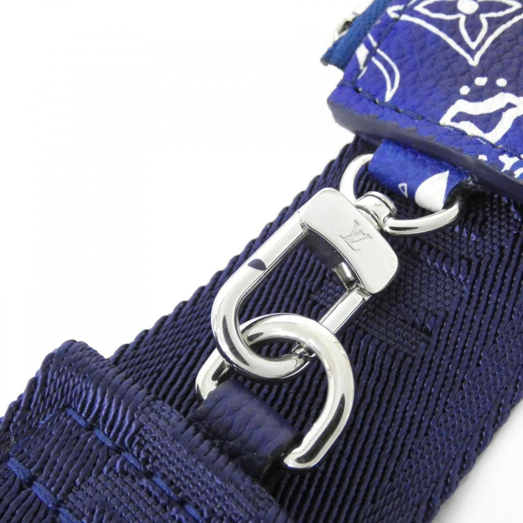 Louis Vuitton Blue Leather Shoulder Bag