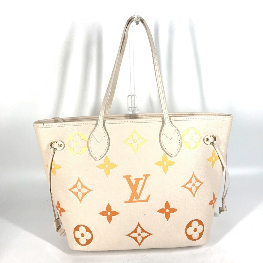 Louis Vuitton Beige Monogram Empreinte Pouch Shoulder Bag Tote Bag