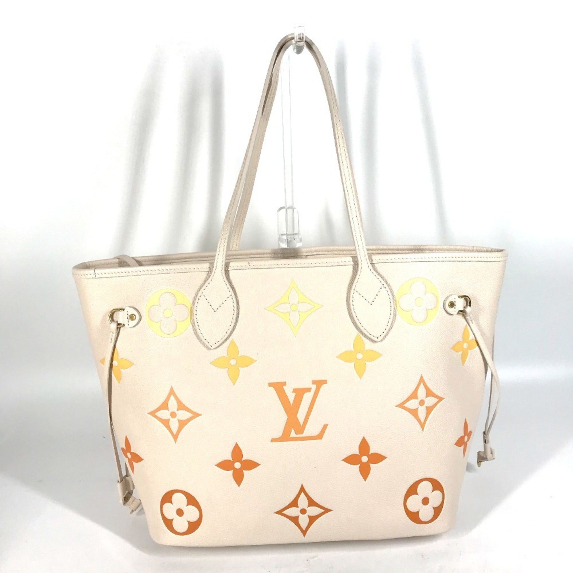 Louis Vuitton Beige Monogram Empreinte Pouch Shoulder Bag Tote Bag