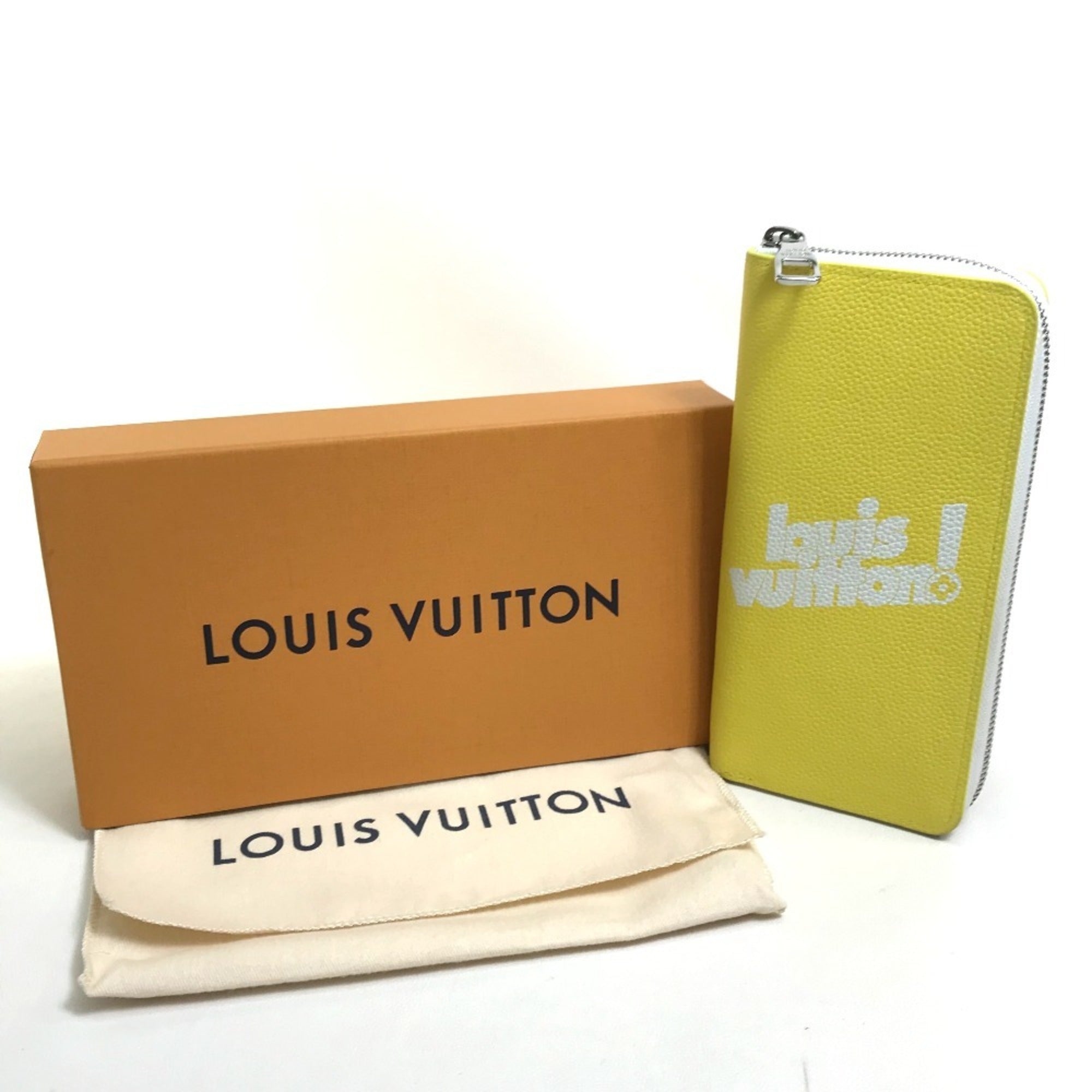 Louis Vuitton Yellow Leather Long Wallet