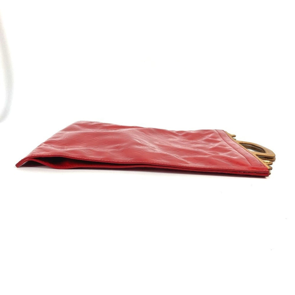 Louis Vuitton Red Color Monogram Vernis Handbag Tote Bag