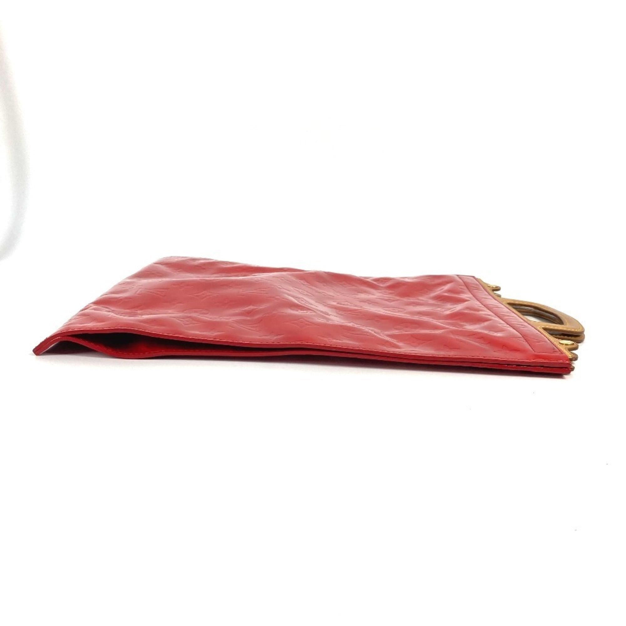Louis Vuitton Red Color Monogram Vernis Handbag Tote Bag