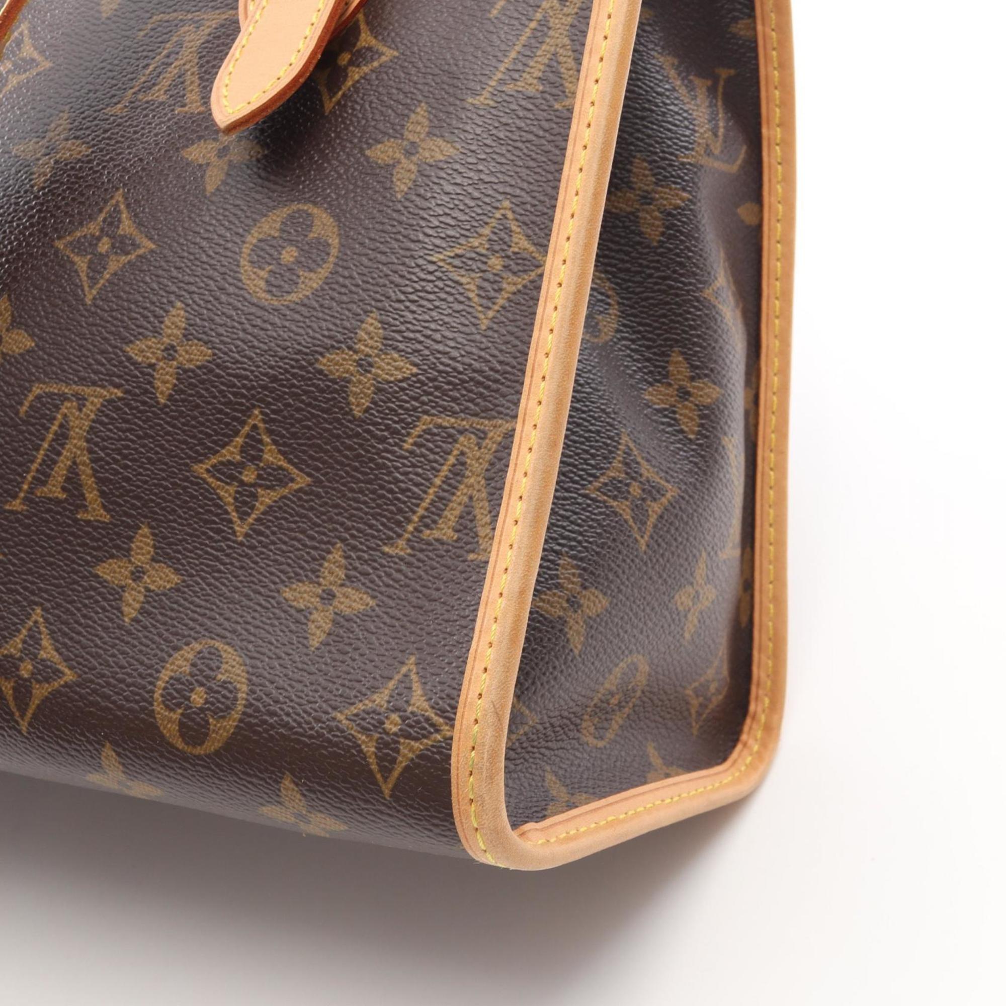 Louis Vuitton Brown Coated Canvas Pvc Monogram Leather Tote Bag
