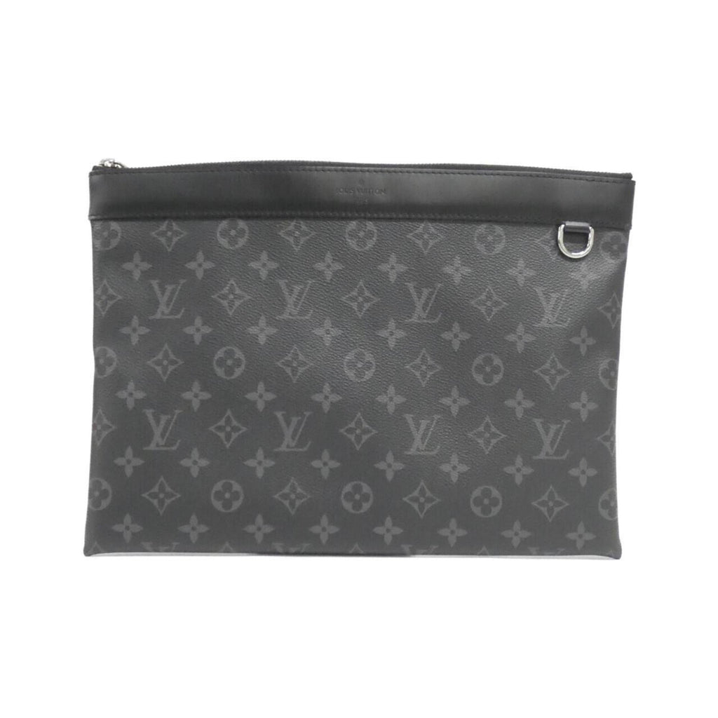 Louis Vuitton Black Coated Canvas Handbag Pochette