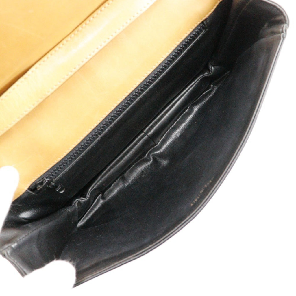 Celine Black Leather Shoulder Bag