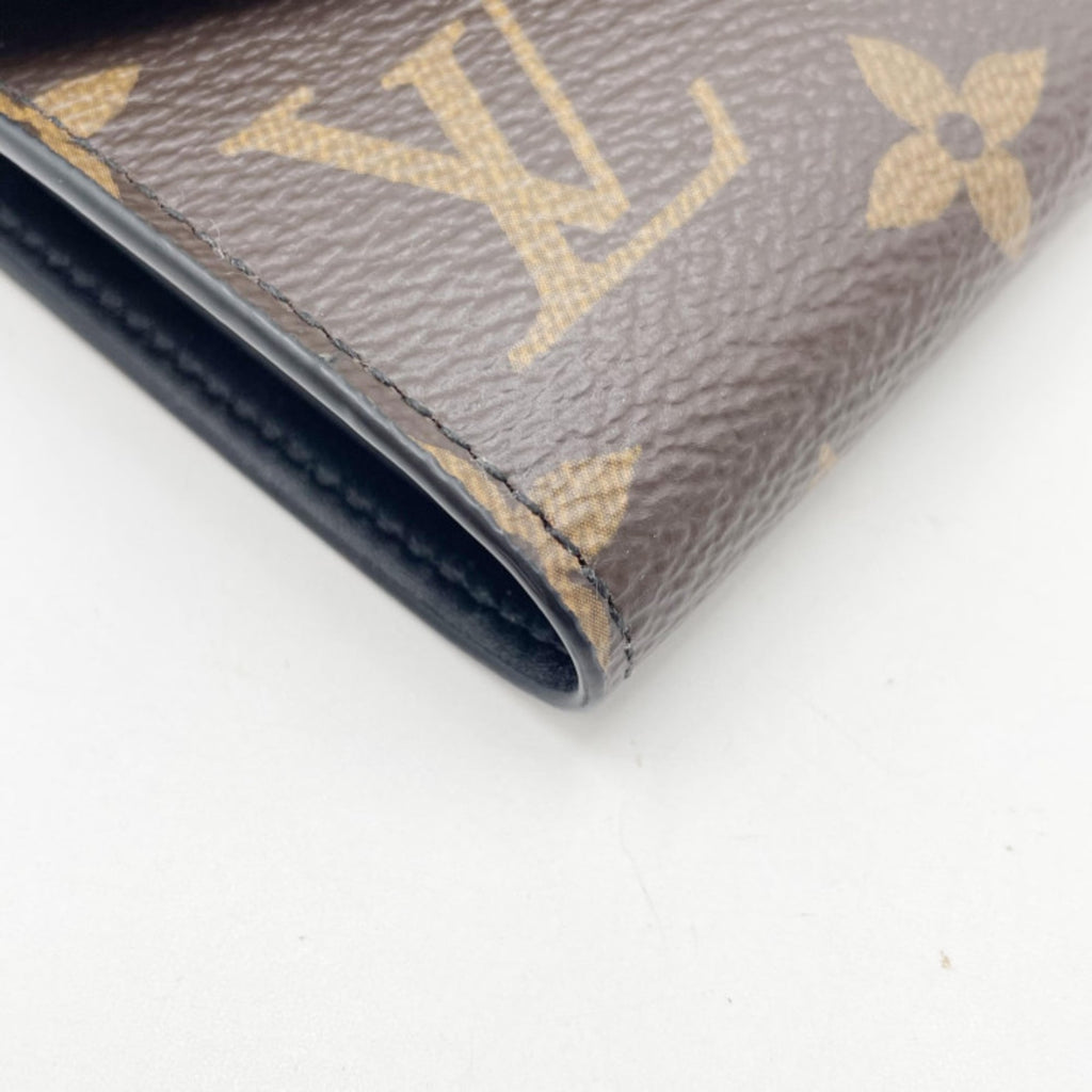 Louis Vuitton Brown Pvc Cuir Ombre Leather Wallet (Tri-Fold)