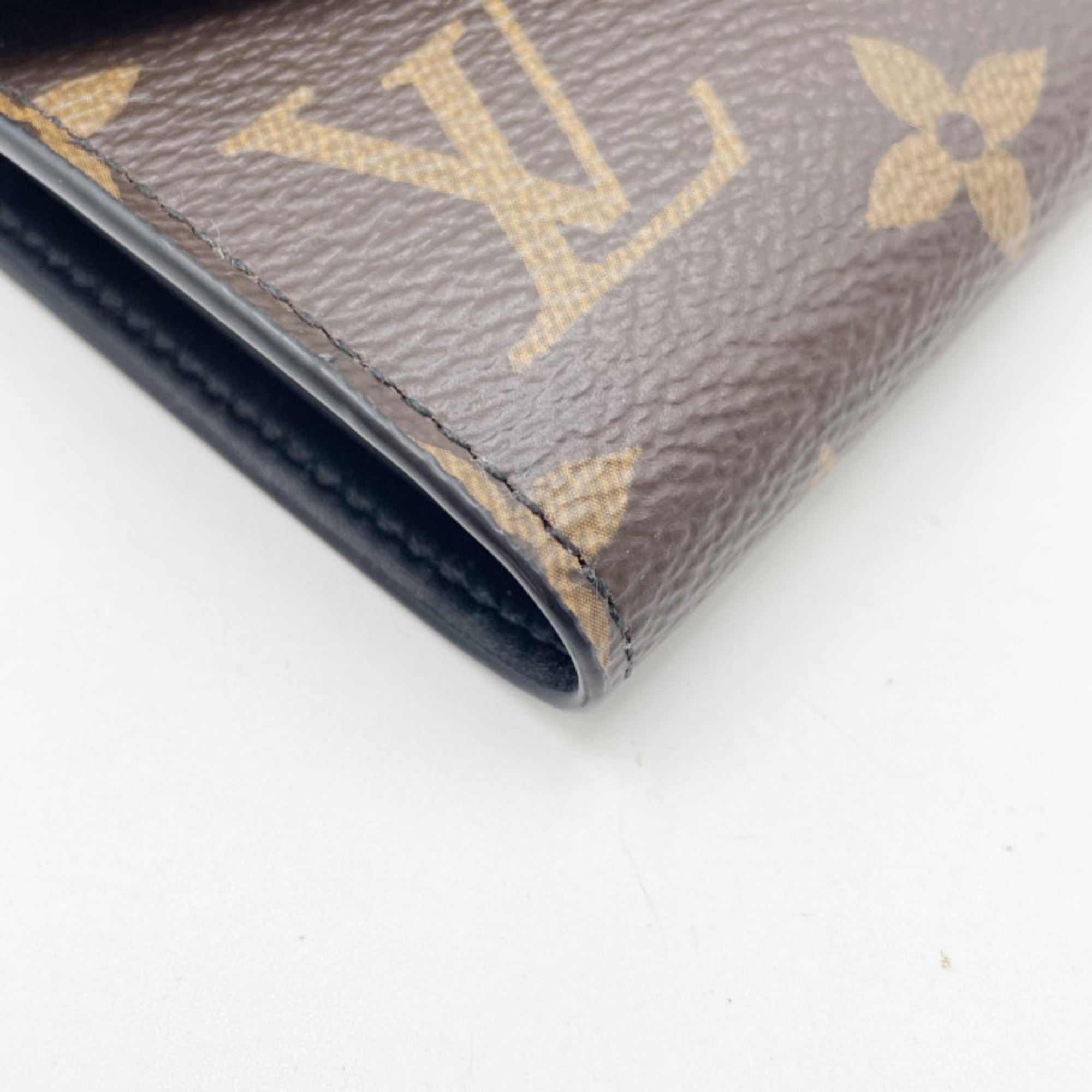 Louis Vuitton Brown Pvc Cuir Ombre Leather Wallet (Tri-Fold)
