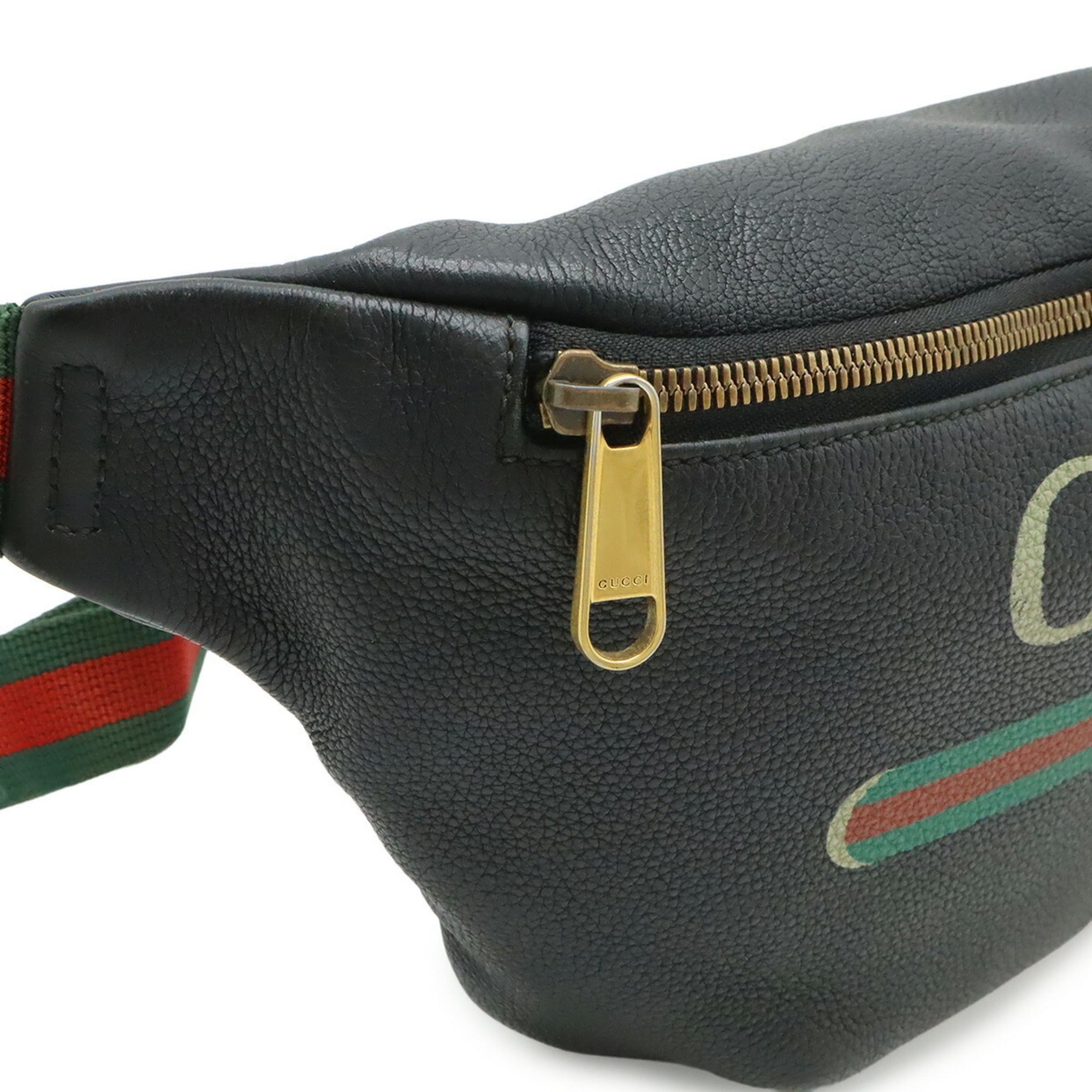 Gucci Black Leather Baguette Bag Sling Bag (Pre-Owned)