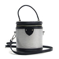 Louis Vuitton Noir Silver Epi Leather Leather Handbag Shoulder Bag Vanity Bag