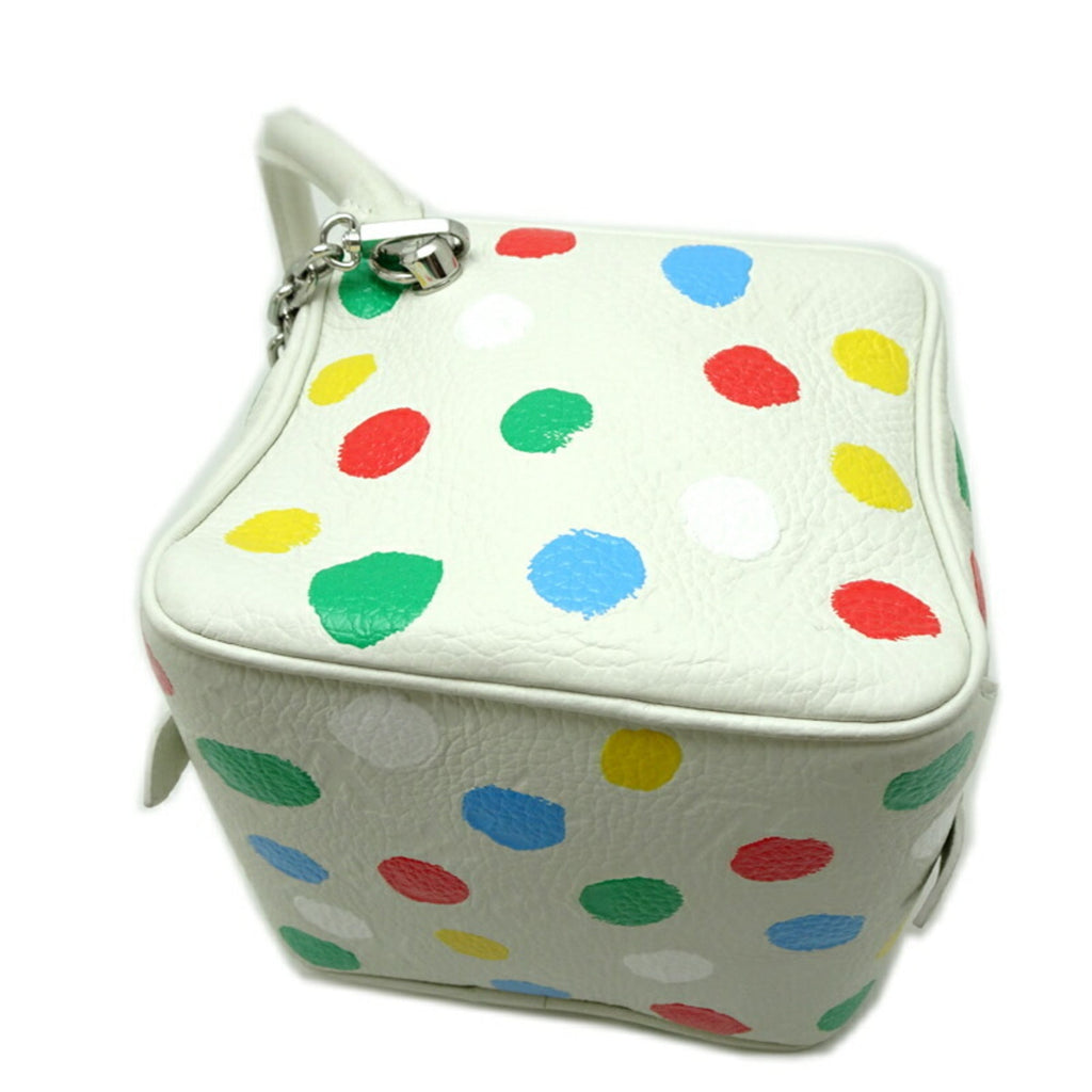 Louis Vuitton Multi-Color White Leather Shoulder Bag