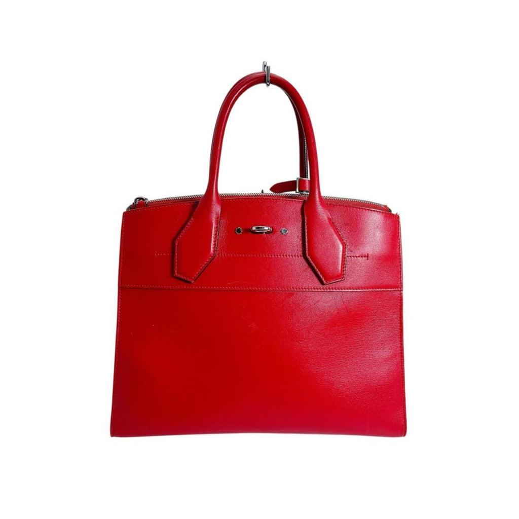 Louis Vuitton Red Color Leather Handbag