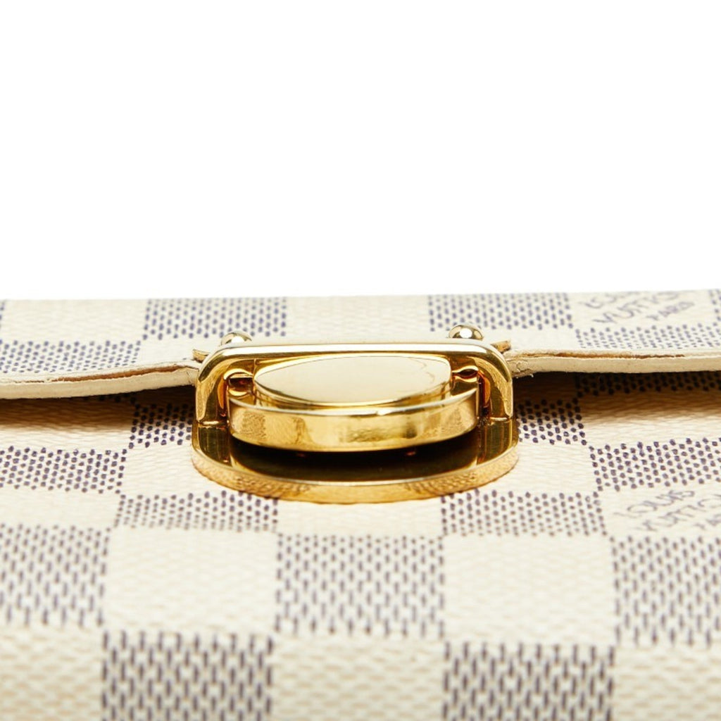 Louis Vuitton Damier Azur White Pvc Wallet