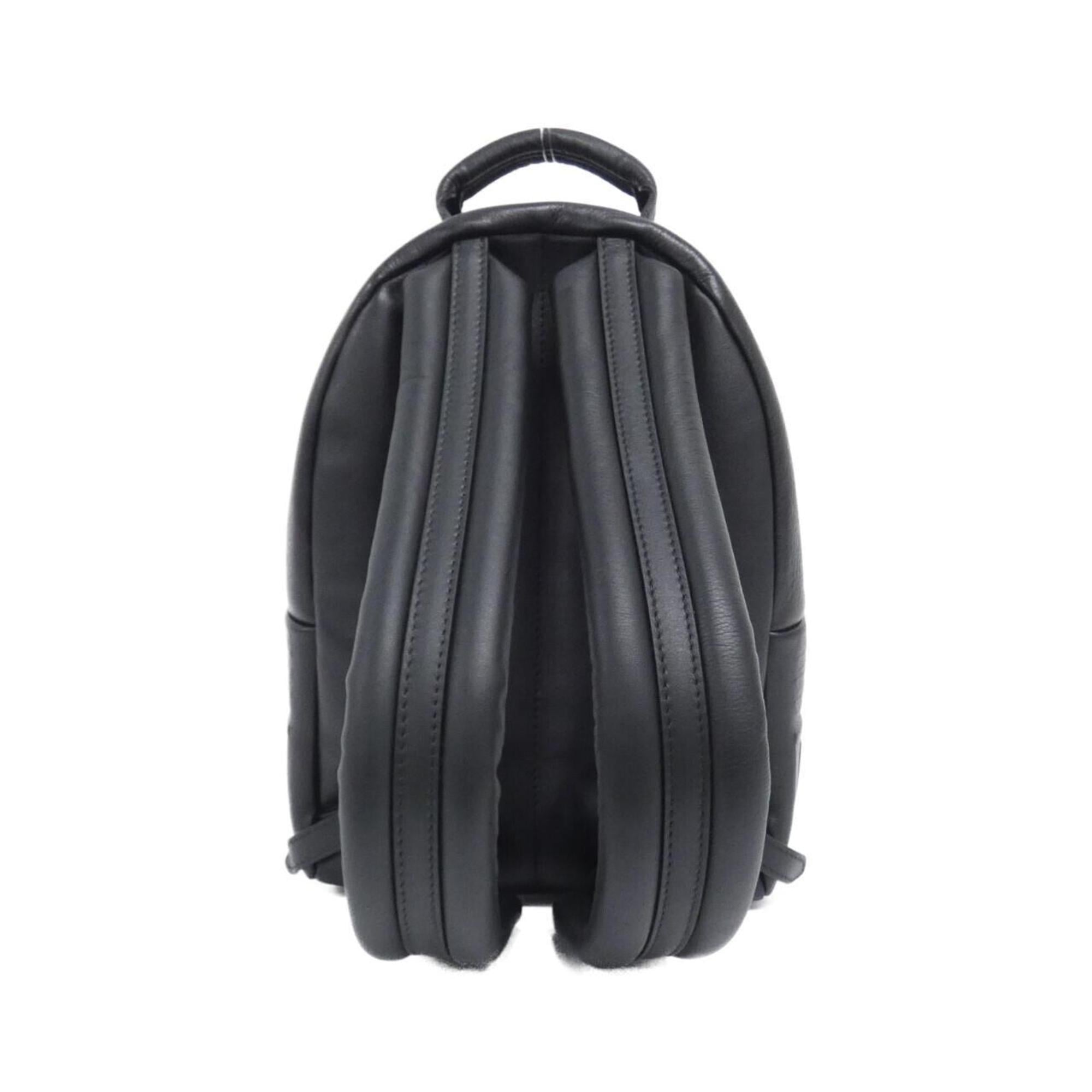 Louis Vuitton Black Leather Backpack