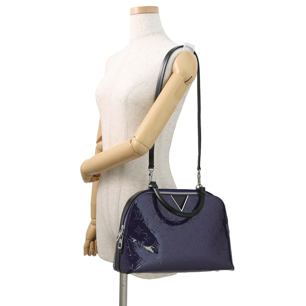 Louis Vuitton Monogram Noir Purple Monogram Vernis Handbag Shoulder Bag