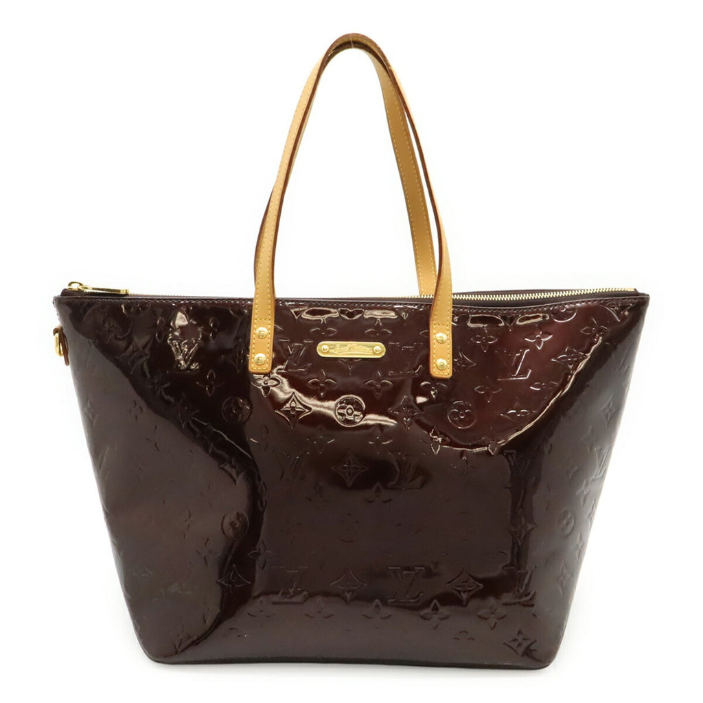 Louis Vuitton Amarante Leather Handbag Shoulder Bag Tote Bag
