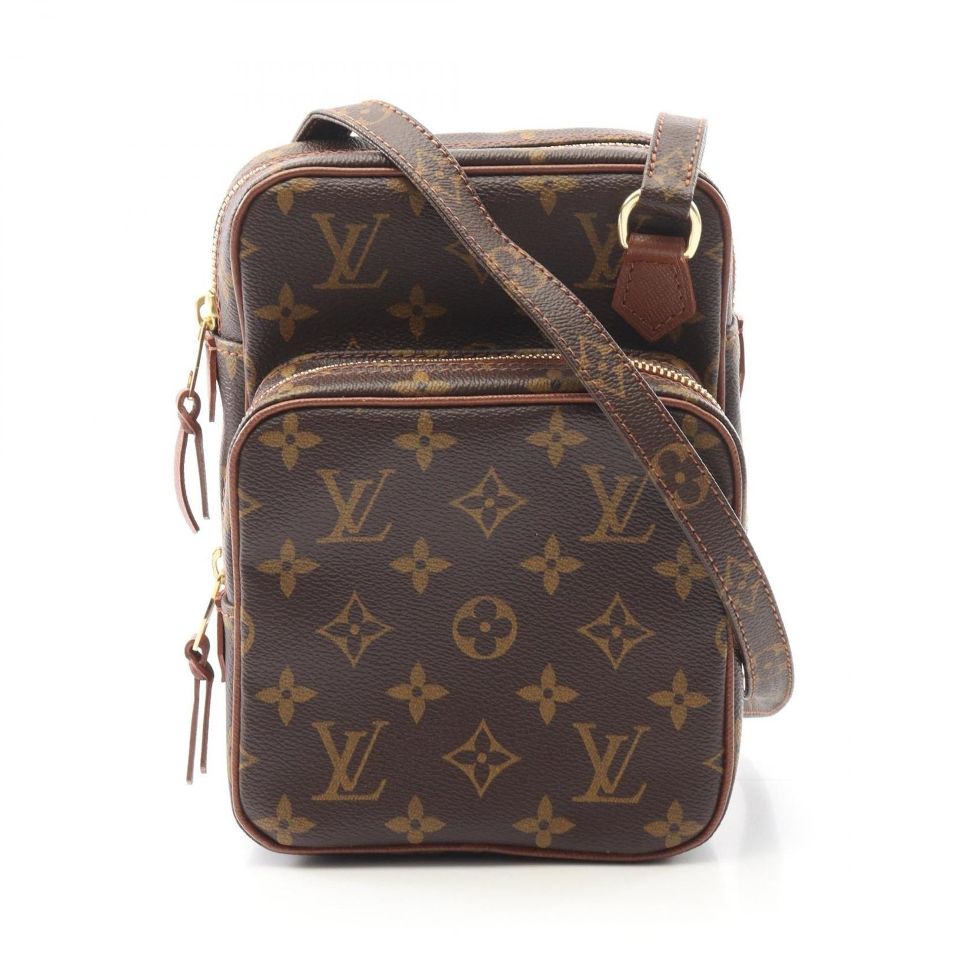 Louis Vuitton Brown Monogram Coated Canvas Shoulder Bag