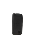 Louis Vuitton Black Noir Leather Long Wallet