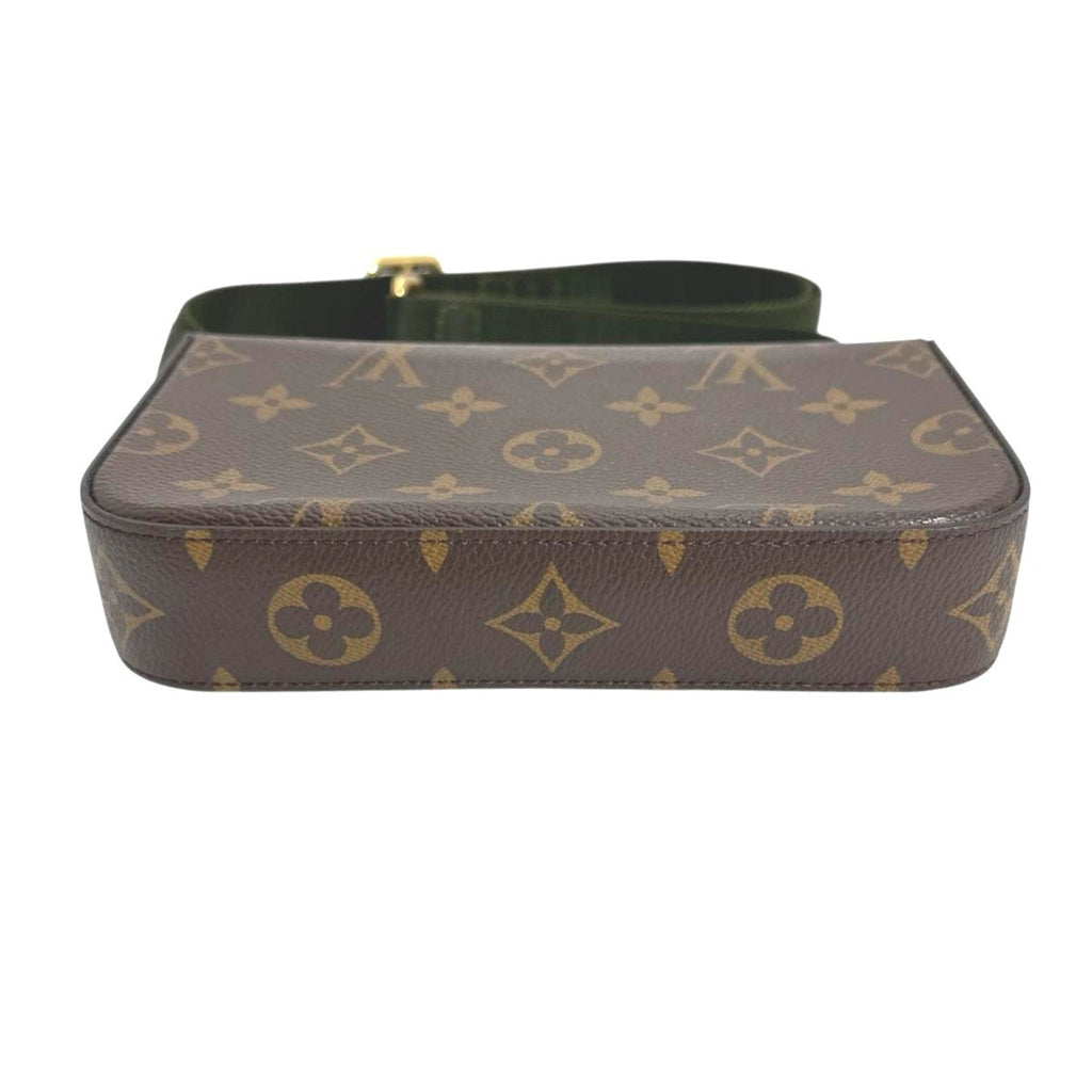 Louis Vuitton Brown Monogram Canvas Pochette Shoulder Bag