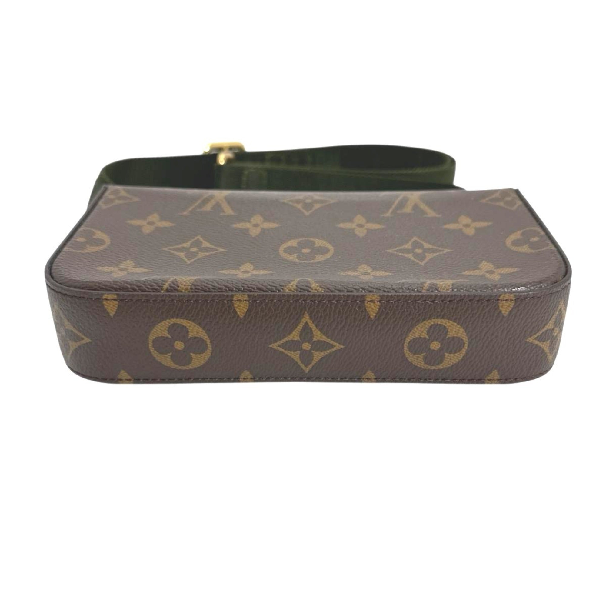 Louis Vuitton Brown Monogram Canvas Pochette Shoulder Bag