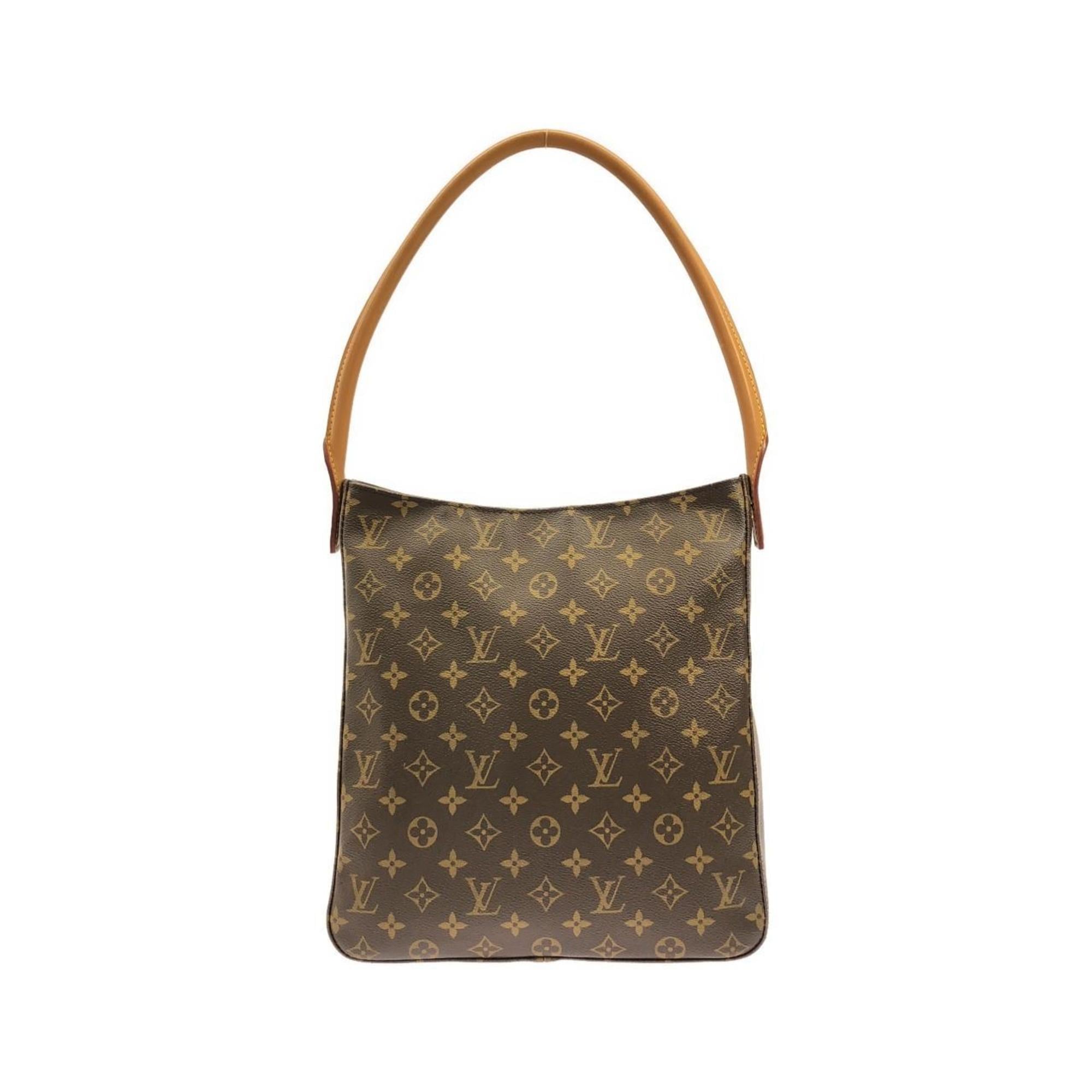 Louis Vuitton Monogram Marron Coated Canvas Shoulder Bag